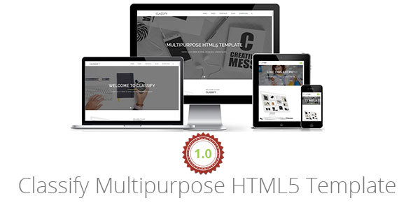 Classify Creative Multipurpose HTML5 Template