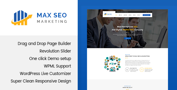 Max Seo - Seo & Marketing WordPress Theme