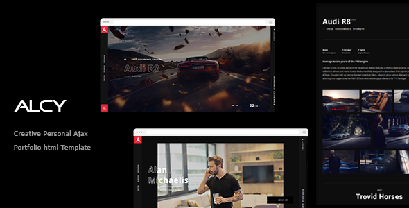 ِِAlcy -Creative Personal Ajax  Portfolio html Template