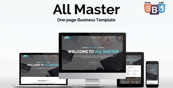 All Master Business HTML Template