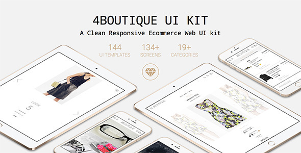 4Boutique - A Responsive Ecommerce Web UI KIT