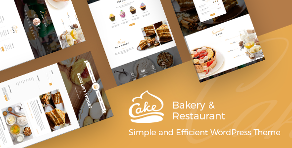 Cake - Easy Slight Bakery & Backing Theme