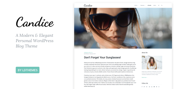 Candice - A Responsive WordPress Blog Theme
