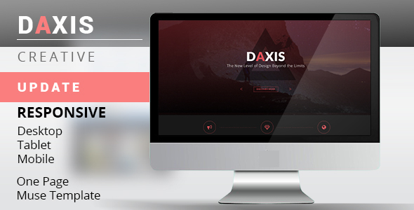 DAXIS One Page Muse Template