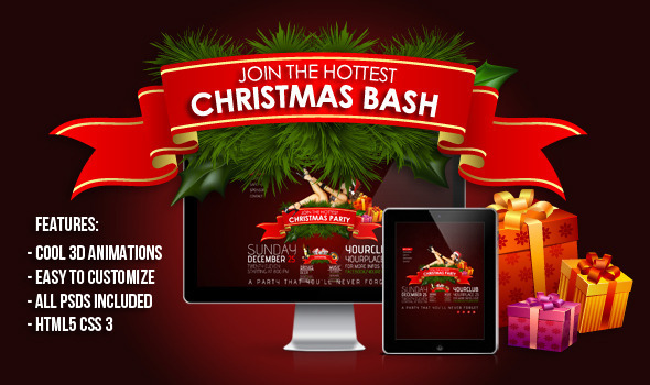 3D Christmas Bash