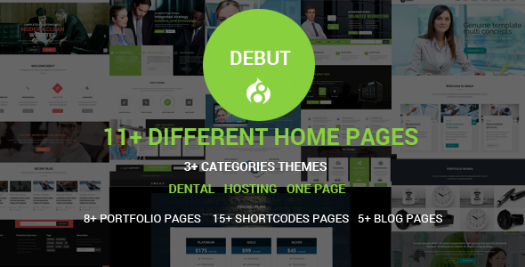 Debut - The Multi-Purpose Responsive Drupal 8.8 Theme