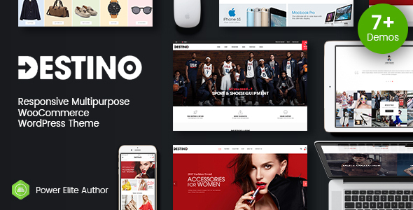 Destino - Digital Store & Fashion Shop WordPress WooCommerce Theme (7+ Indexes & Mobile Layouts)