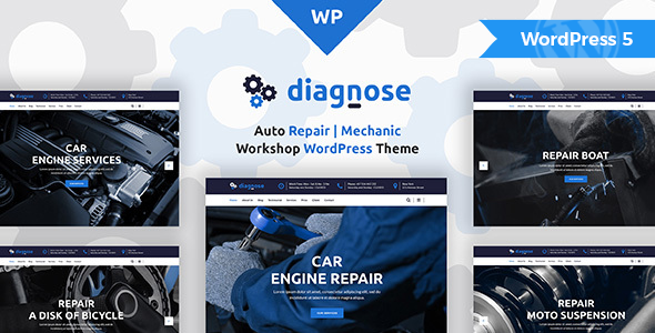 Diagnose - Auto Repair | Mechanic | Workshop WordPress Theme