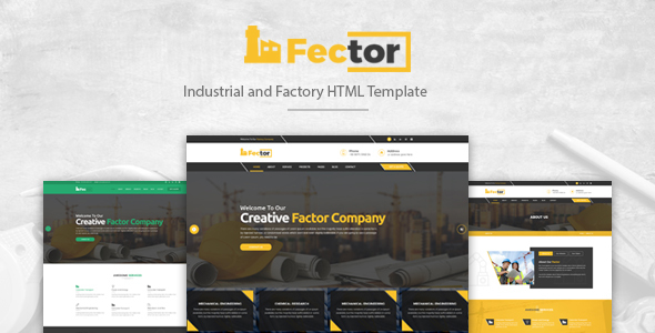Fector - Factory & Industrial Business HTML Template