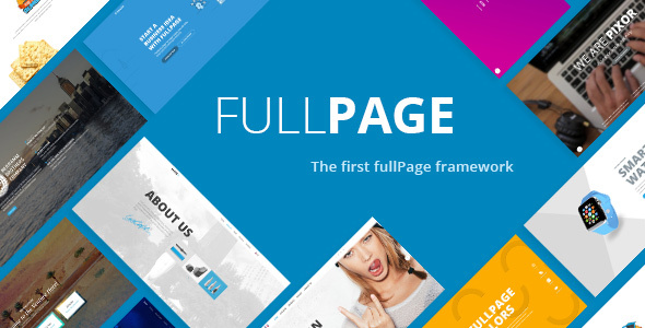 FullPage -  Fullscreen One Page Template