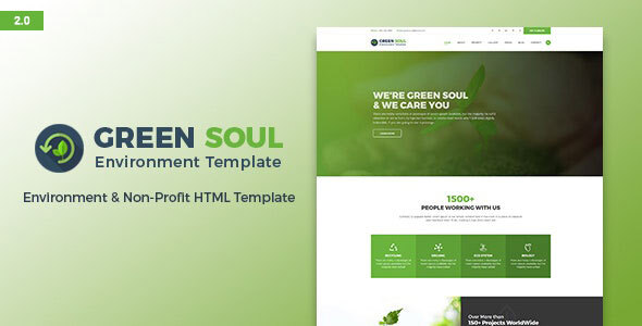 Green Soul - Environment and Nonprofit HTML Template