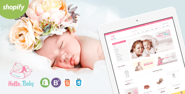 Hello Baby - Sectioned Shopify Theme