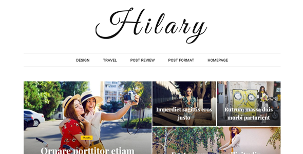 Hilary - Fast - Clean - Flexible WordPress Magazine News Blog Theme