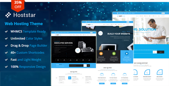 SEO and Web Design Business, HostStar - WP Theme for Hosting