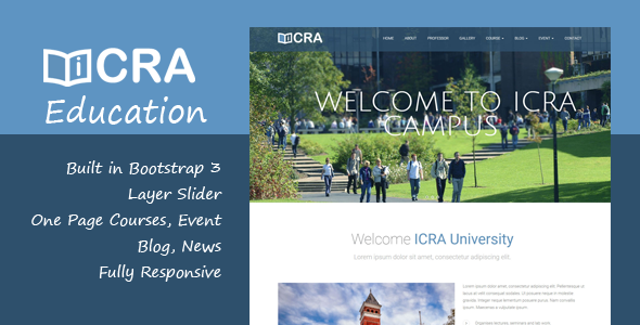 Icra Education Onepage HTML Template