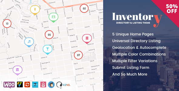 Inventory - WordPress Directory Theme