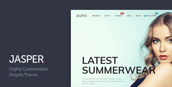 Jasper - Sectioned Drag&Drop Shopify Theme