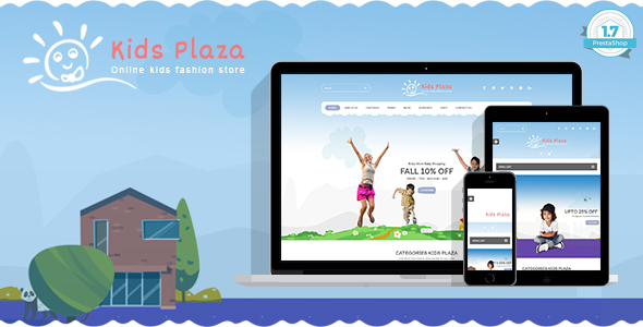 Kids Plaza - Child Fashion Shop PrestaShop 1.7 Theme