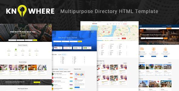 Knowhere - Multipurpose Directory HTML Template