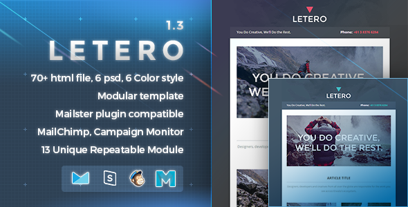 Letero - Responsive Email Template