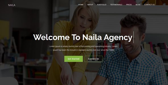 Naila - One Page MultiPurpose Template
