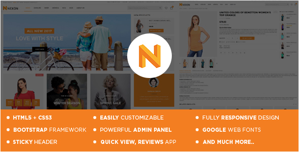 Nexon Apparel Store Shopify Theme & Template