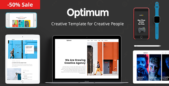 Optimum - Template for Creative People