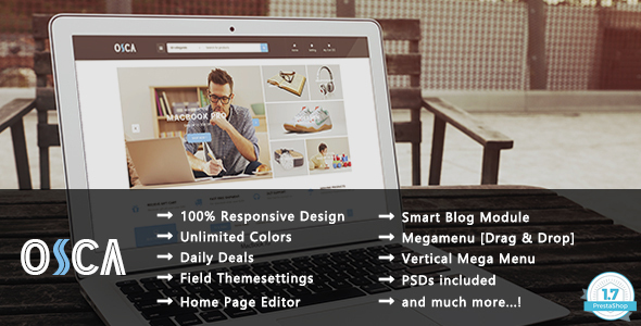 Osca - Clean Shopping Responsive PrestaShop 1.7 Theme