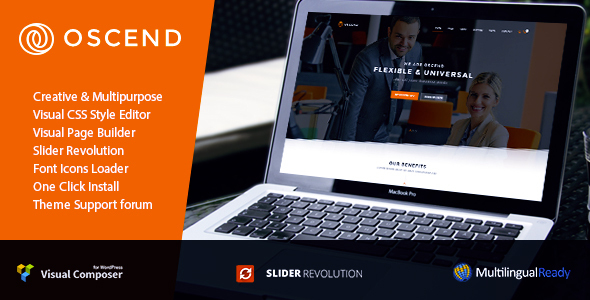 Oscend pluse - WordPress Theme