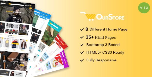 OurStore - Multipurpose eCommerce Bootstrap Template