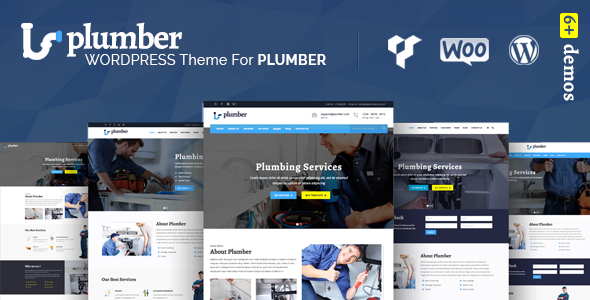 Plumber Pro - WordPress Theme for Construction & Repairing Services