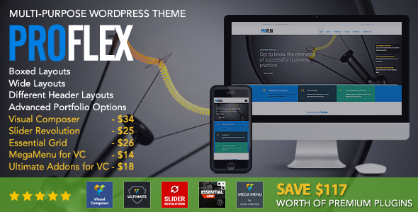 Proflex - MultiPurpose WordPress Theme