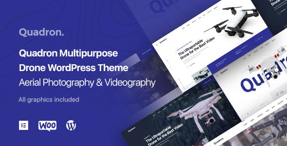 Quadron -  UAV Drone WordPress Theme