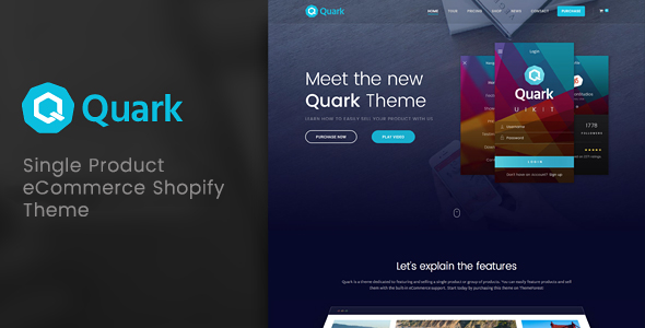 Quark - Single Product Shopify Theme