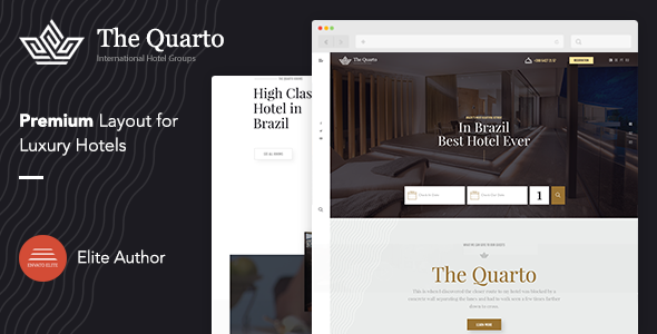 Quarto - Hotel Booking Theme