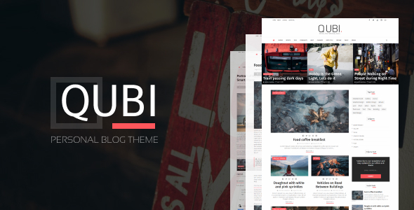 News & Blog Theme, Beauty, Qubi Blogger Template | Fashion