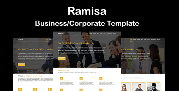 Ramisa-Business / Corporate HTML5 Template