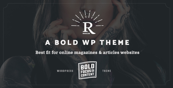 Blog & Magazine Theme for WordPress, Content, Regular - Writing
