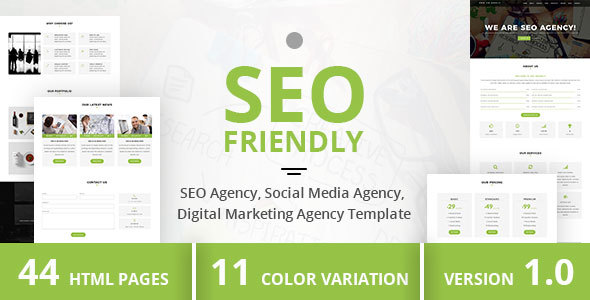 Digital Marketing Agency Template, Social Media Agency, SEO Friendly - SEO Agency