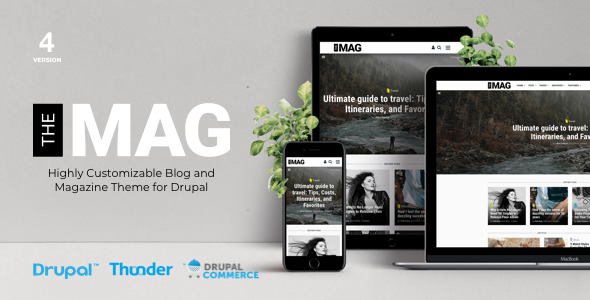 TheMAG - Highly Customizable Blog and Magazine Theme for Drupal