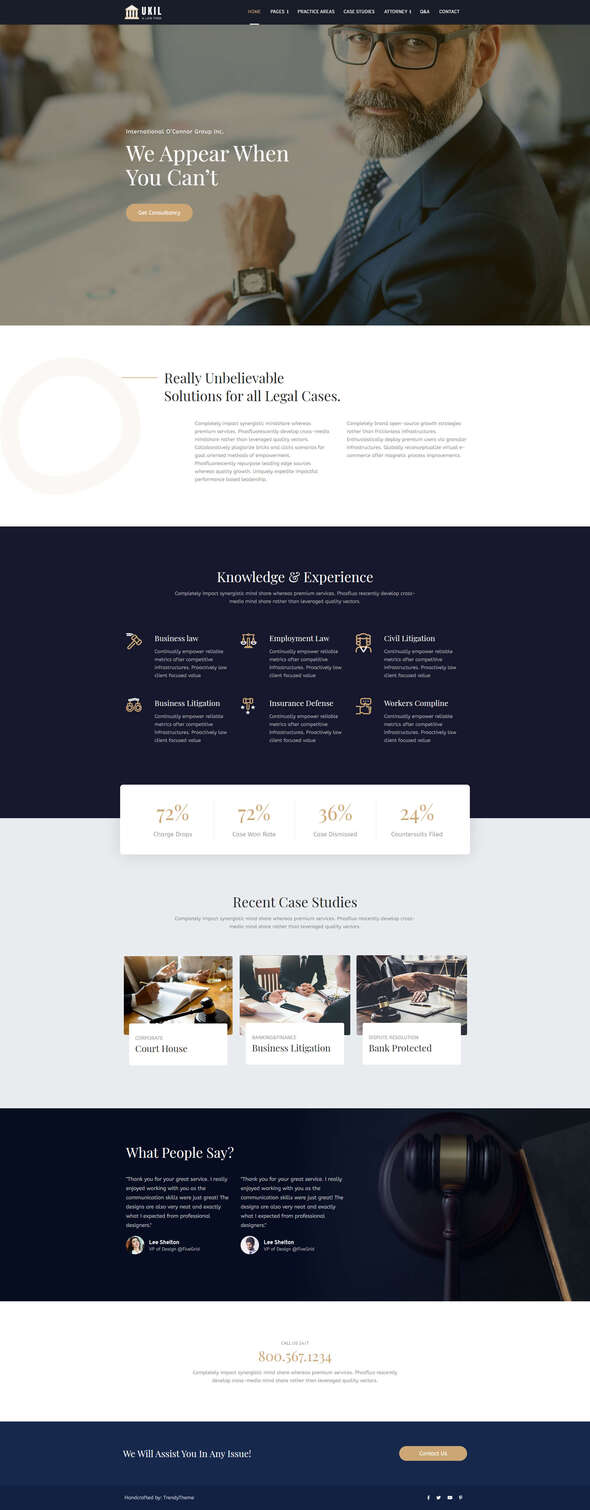 Ukil - Law Firm Template Kit