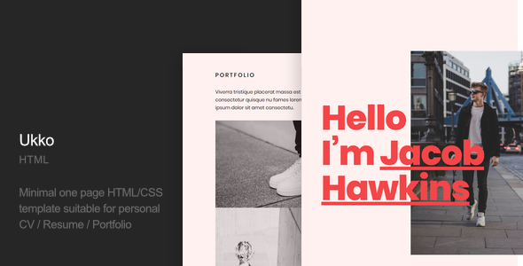 Ukko - Personal Portfolio HTML Template