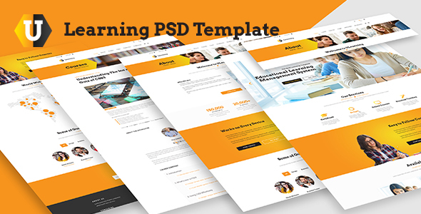 U Learning PSD Template