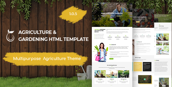 Unigreen - Agriculture and Gardening HTML Template