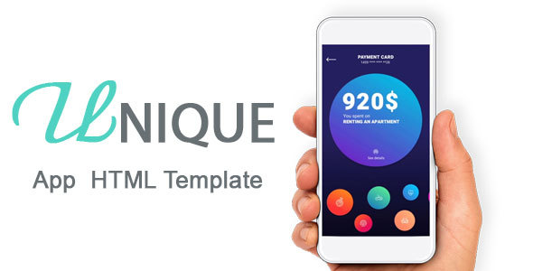 Unique - One Page App HTML5 Template