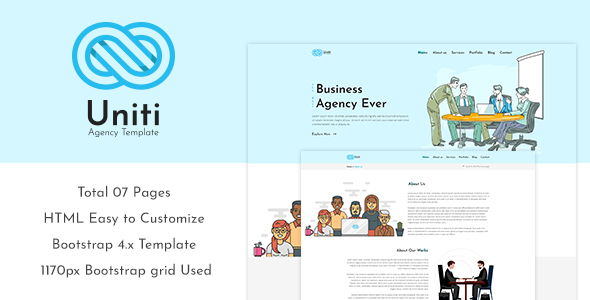 Uniti - Corporate/Agency Bootstrap 4 Template