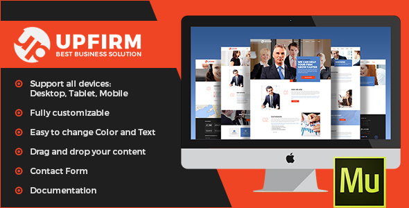 UpFirm - Multipurpose Muse Template