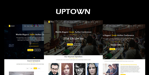 Uptown-Event & Conference Responsive HTML5 Template