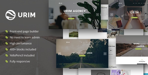 Urim - Creative Agency WordPress Theme