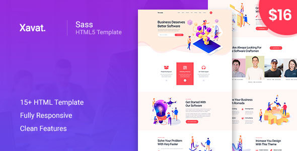 Xavat - Startup Agency and SaaS Business Template